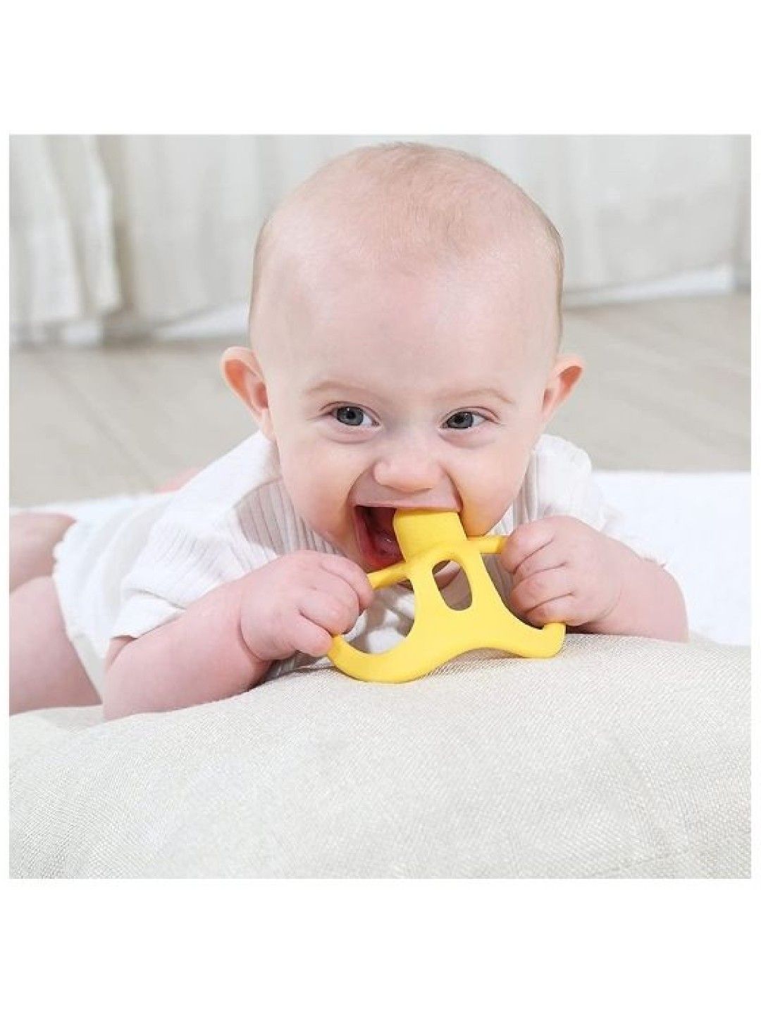 Mombella Yellow Duck Roly Poly Teether Toy (Yellow- Image 4)