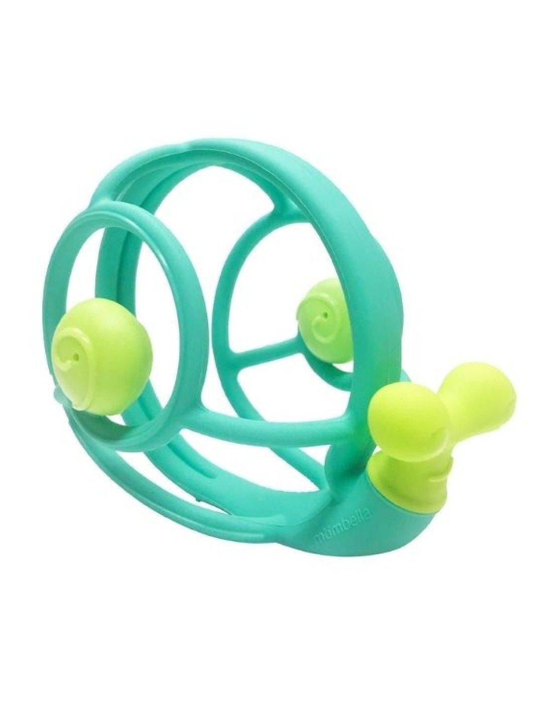 Mombella Snail Rattle Teether (Green- Image 2)