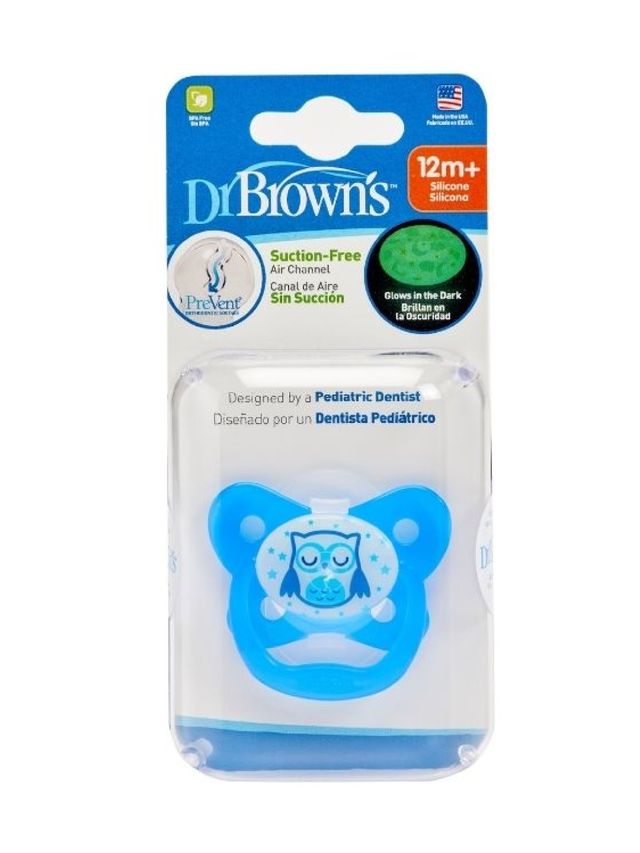 Dr. Brown's Pacifier Prevent Glow In The Dark Butterfly Shield (Stage 3 ...