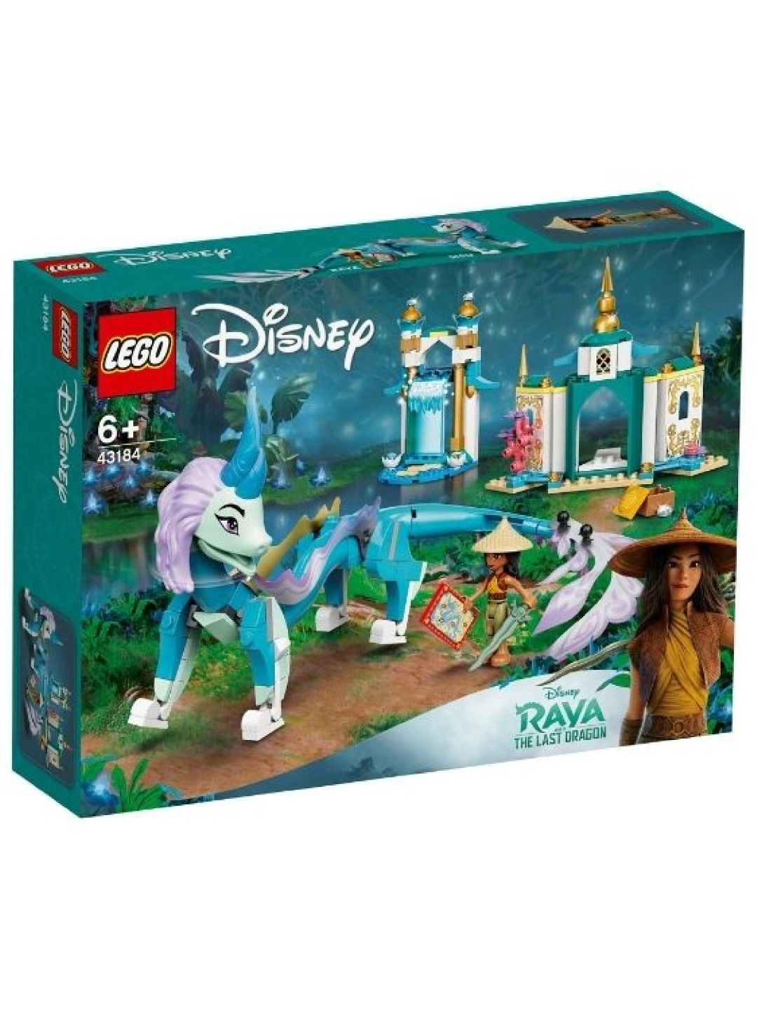 Lego Disney Princess Raya and Sisu Dragon