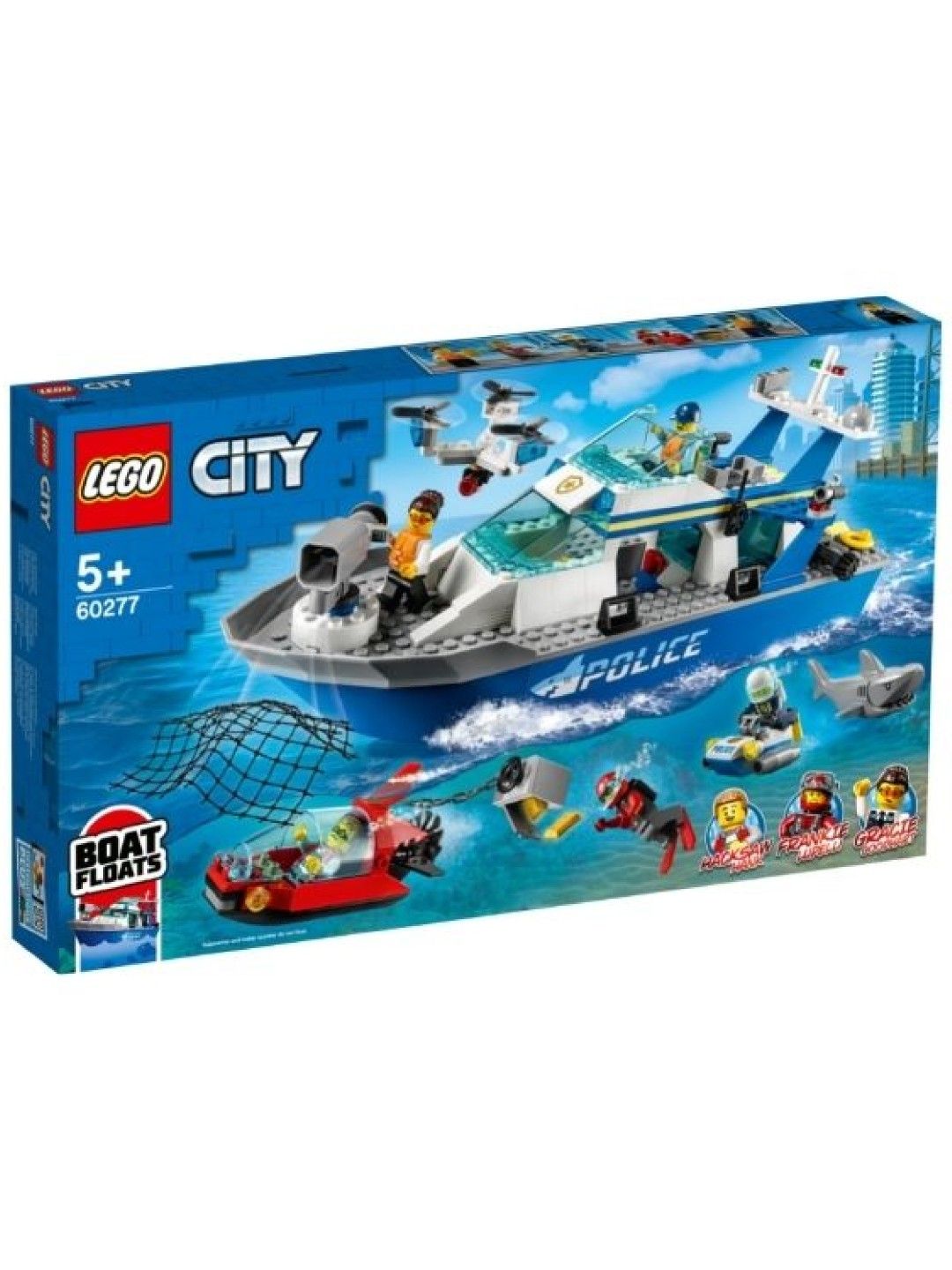 Lego City Police Patrol Boat