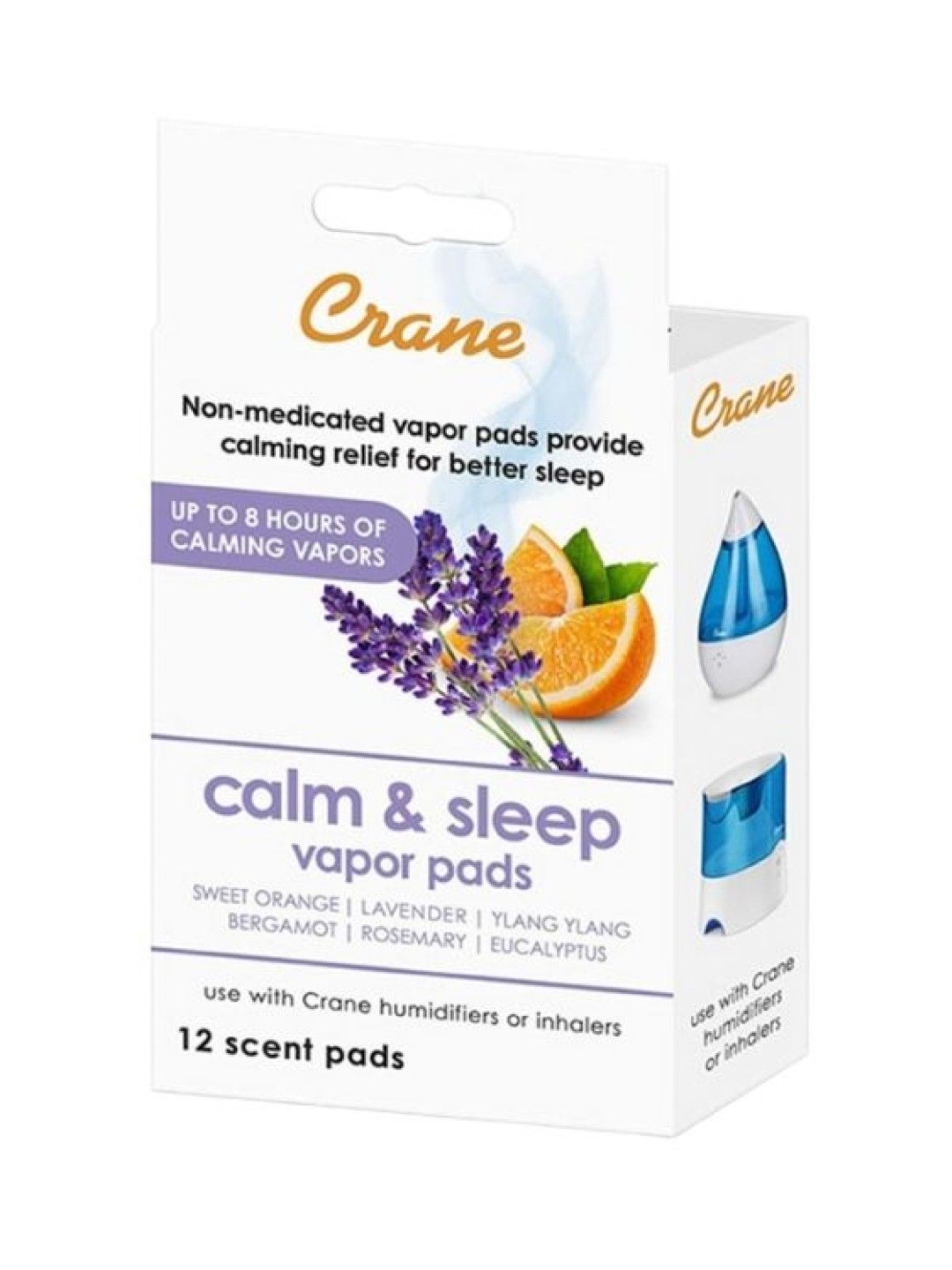 Crane Lavender Orange Universal Vapor Pads