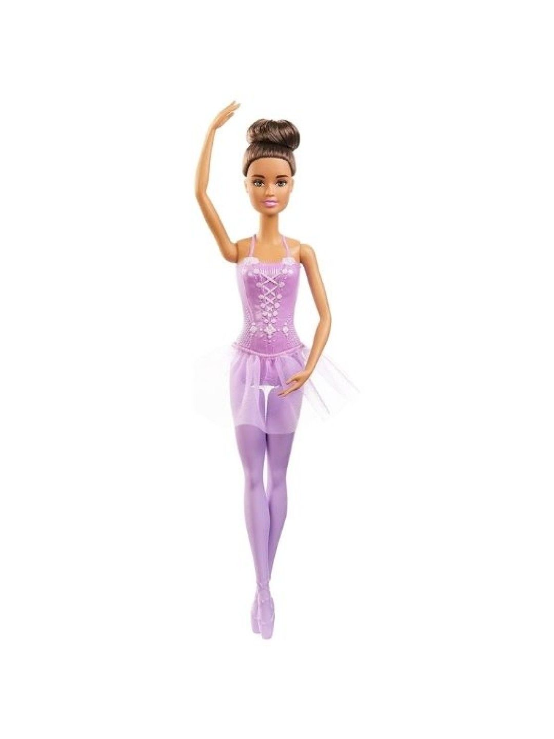 Barbie Ballerina Doll, Brunette With Purple Tutu (No Color- Image 1)