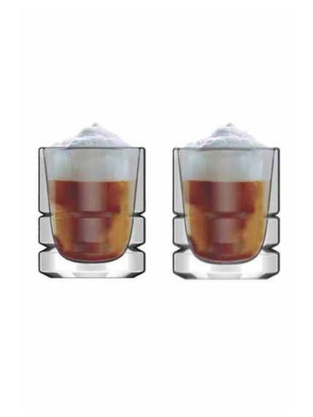 Sunbeams Lifestyle Crysalis Double Wall Glass Espresso Coffee Cup 80ml (Set of 2) (No Color- Image 1)