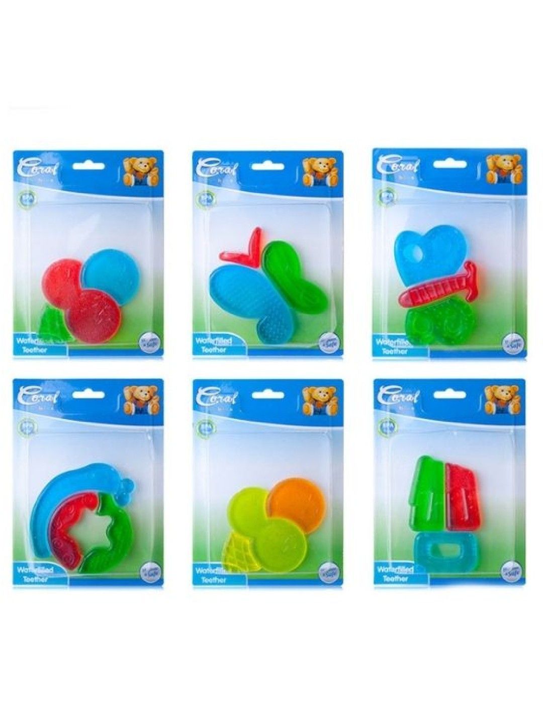 Coral Babies Assorted Water Filled Teether (No Color- Image 1)