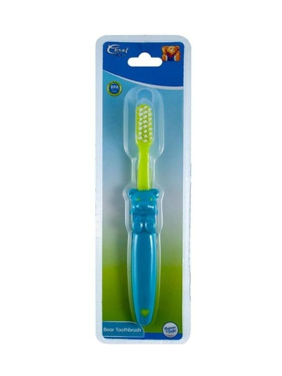 Coral Babies Bear Toothbrush Blue (No Color- Image 1)