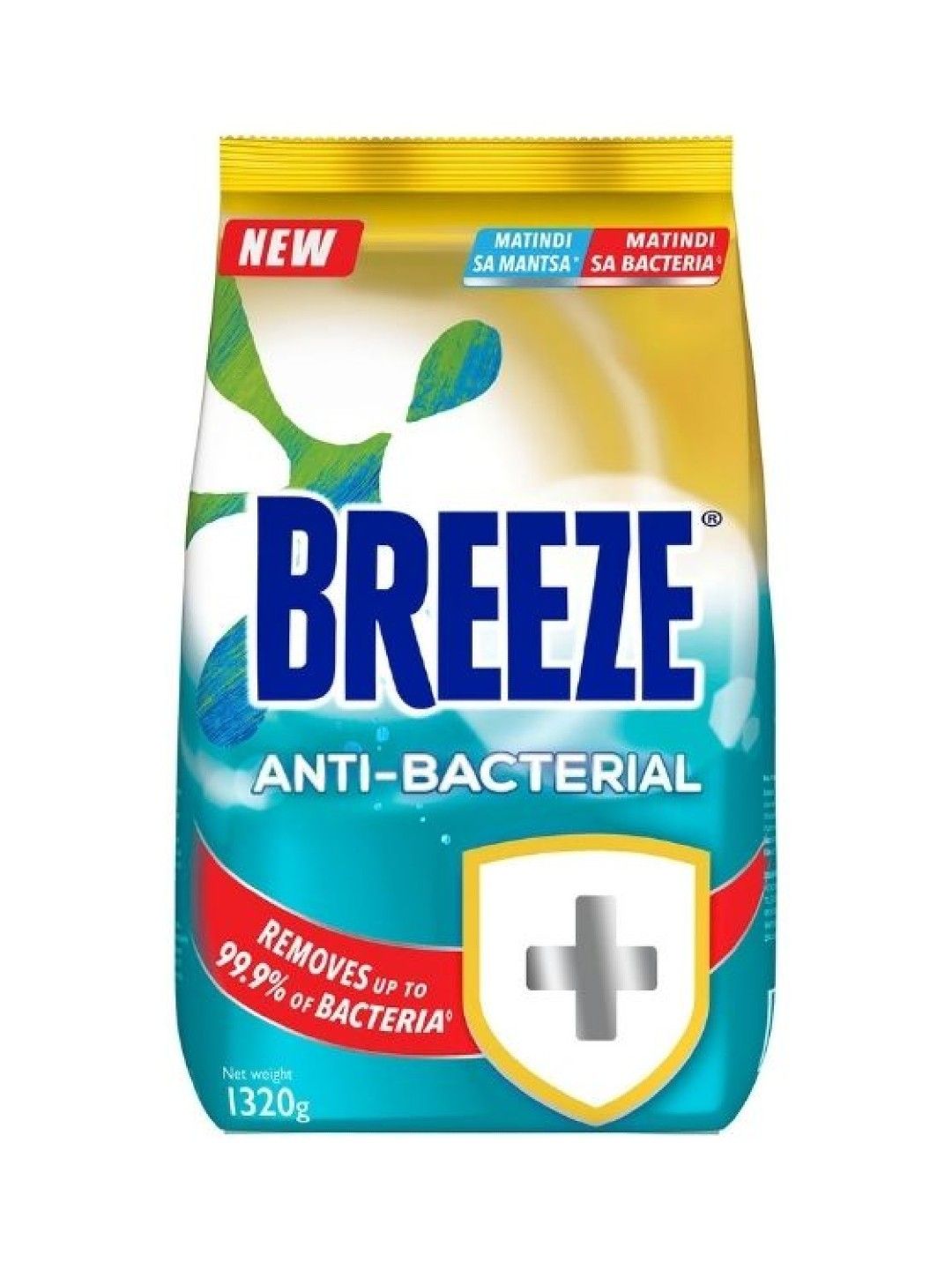 Breeze Antibacterial Laundry Powder Detergent Pouch (1320 g)