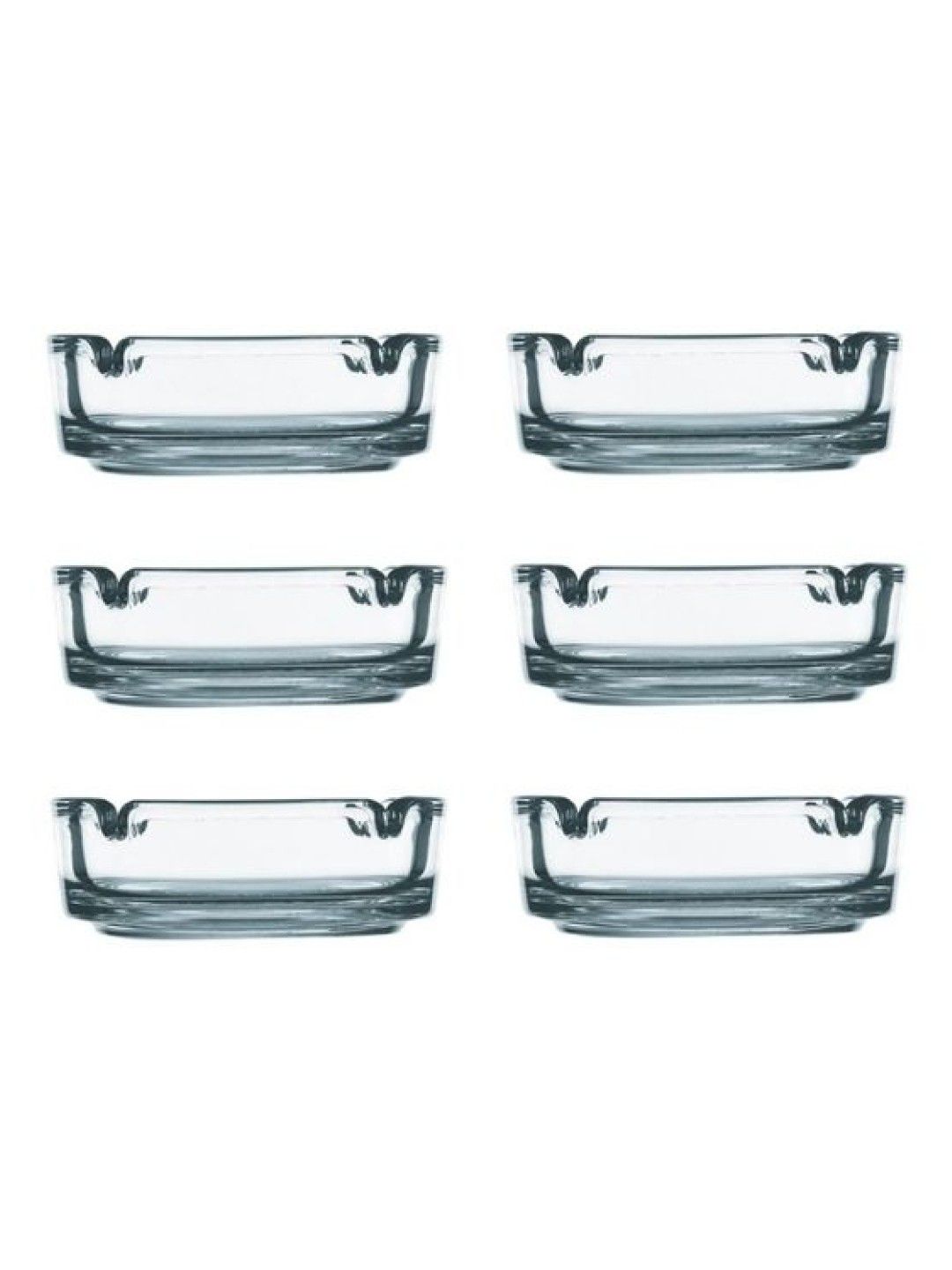 Sunbeams Lifestyle Union Glass Thailand Ash Tray (Set Of 6) (175 ml/6 oz- Image 1)