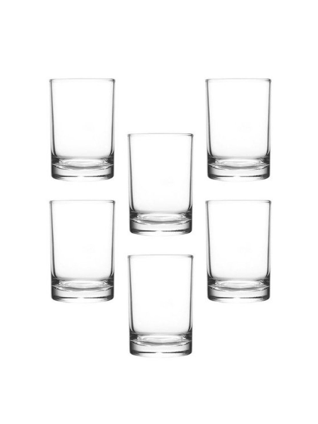 Sunbeams Lifestyle Union Glass Thailand Premium Clear Rock Glass (Set Of 6) (Set A 170 ml 6 oz- Image 1)