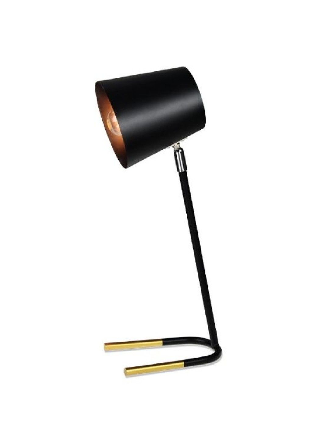 Sunbeams Lifestyle Moderno Metal Table Lamp Modern Industrial Design (MOD-8020) (Black- Image 1)