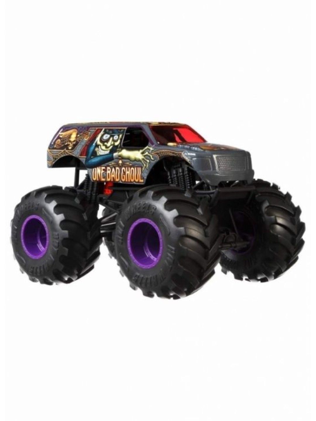 Hot Wheels Monster Trucks 1:24 Scale Monster Trucks (One Bad Ghoul- Image 1)