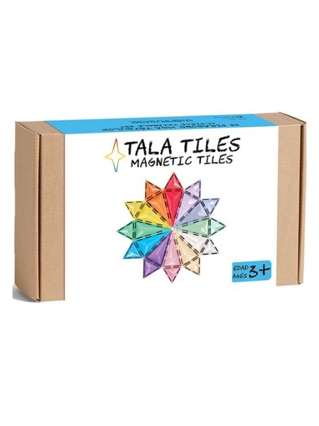 Tala Toys Tala Tiles Magnetic Tiles Triangles Set (48-piece)