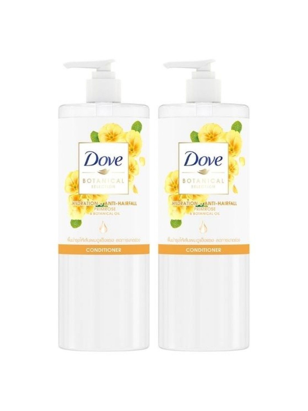 Dove Botanical Selection Anti Hair Fall Hair Conditioner Primrose 450ml (2-Bundle) (No Color- Image 1)