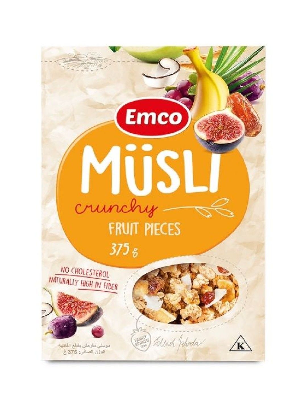 Emco Musli Crunchy Oat Cereal (Fruit Pieces- Image 1)