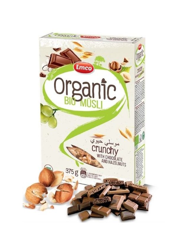 Emco Musli Organic Bio USDA Organic Oat Cereal (375g) edamama