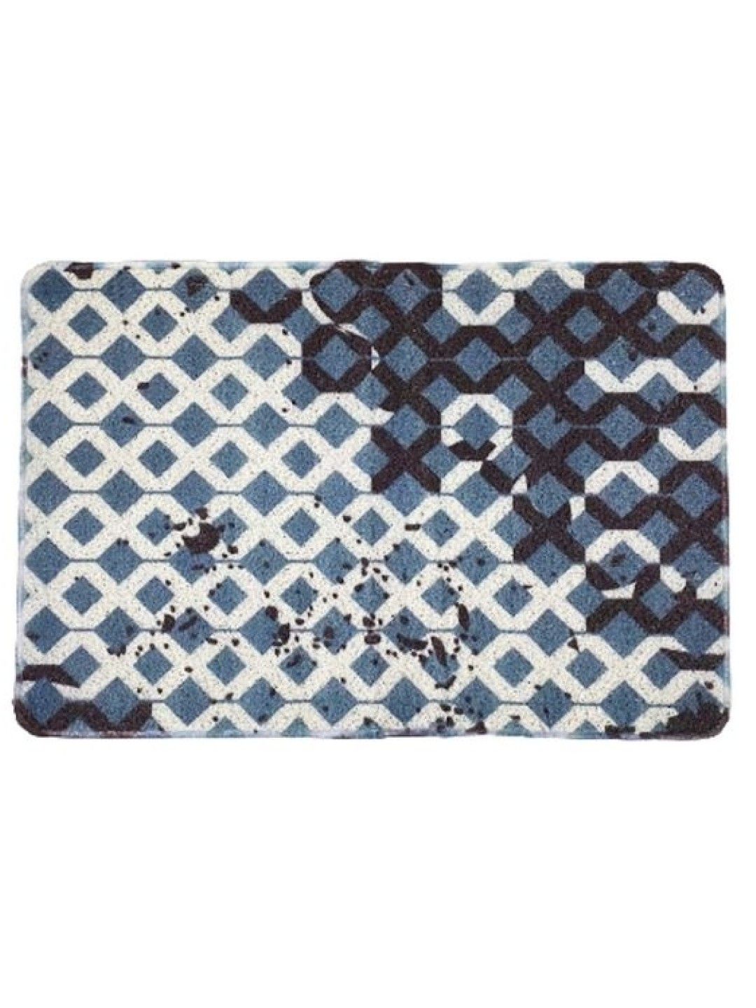 Knus PH Doormat Rug Non-Slip Waterproof PVC Floor Mat (Blue Link) (No Color- Image 1)