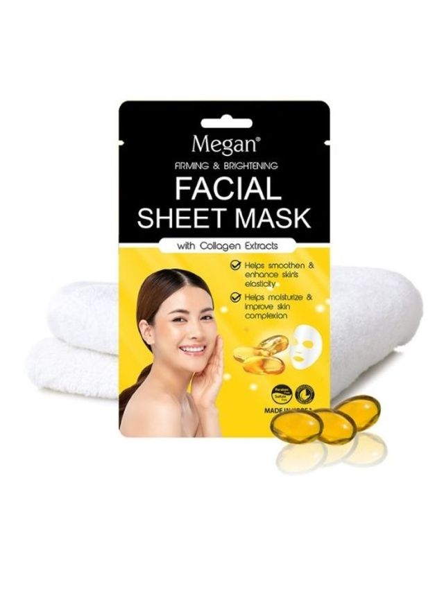 Megan Facial Mask Sheet Gold Collagen Edamama
