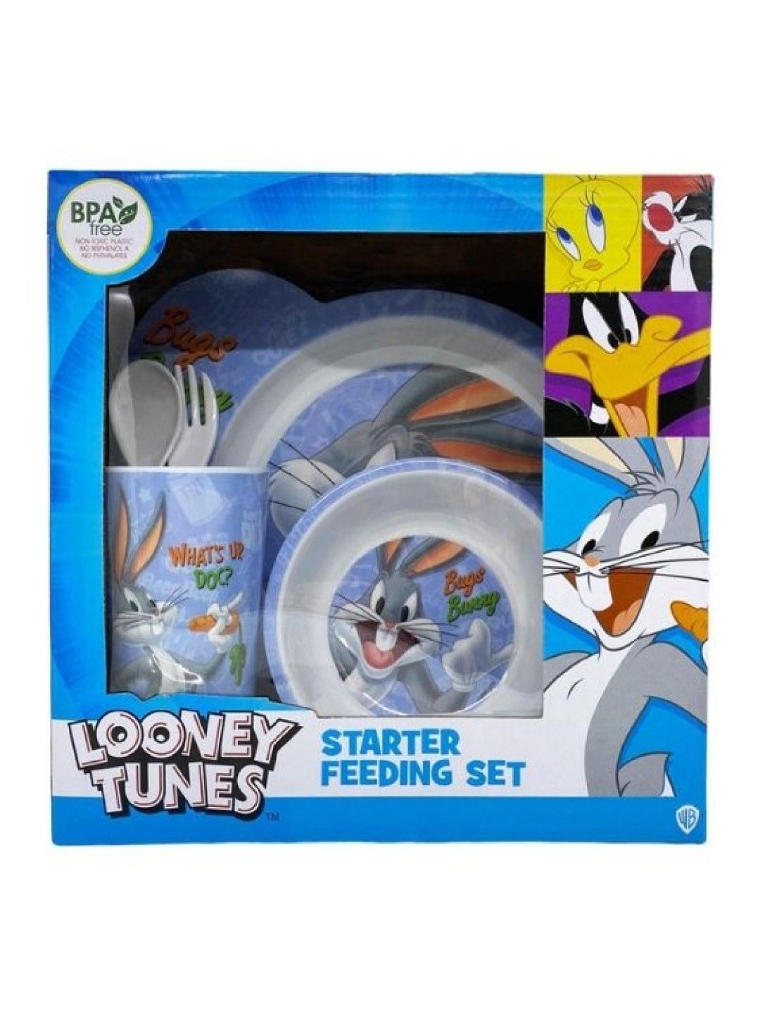 Looney Tunes Starter Feeding Set (Blue- Image 1)