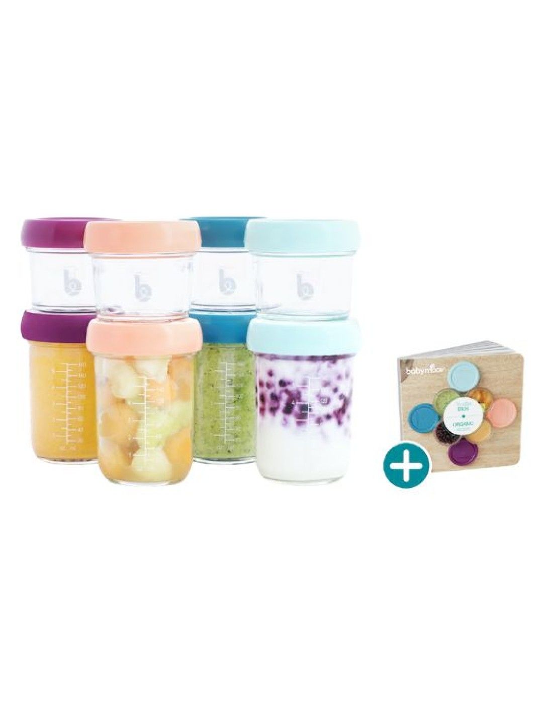 Babymoov Babybowls Hermetic Glass Storage Containers (Bundle of 8)