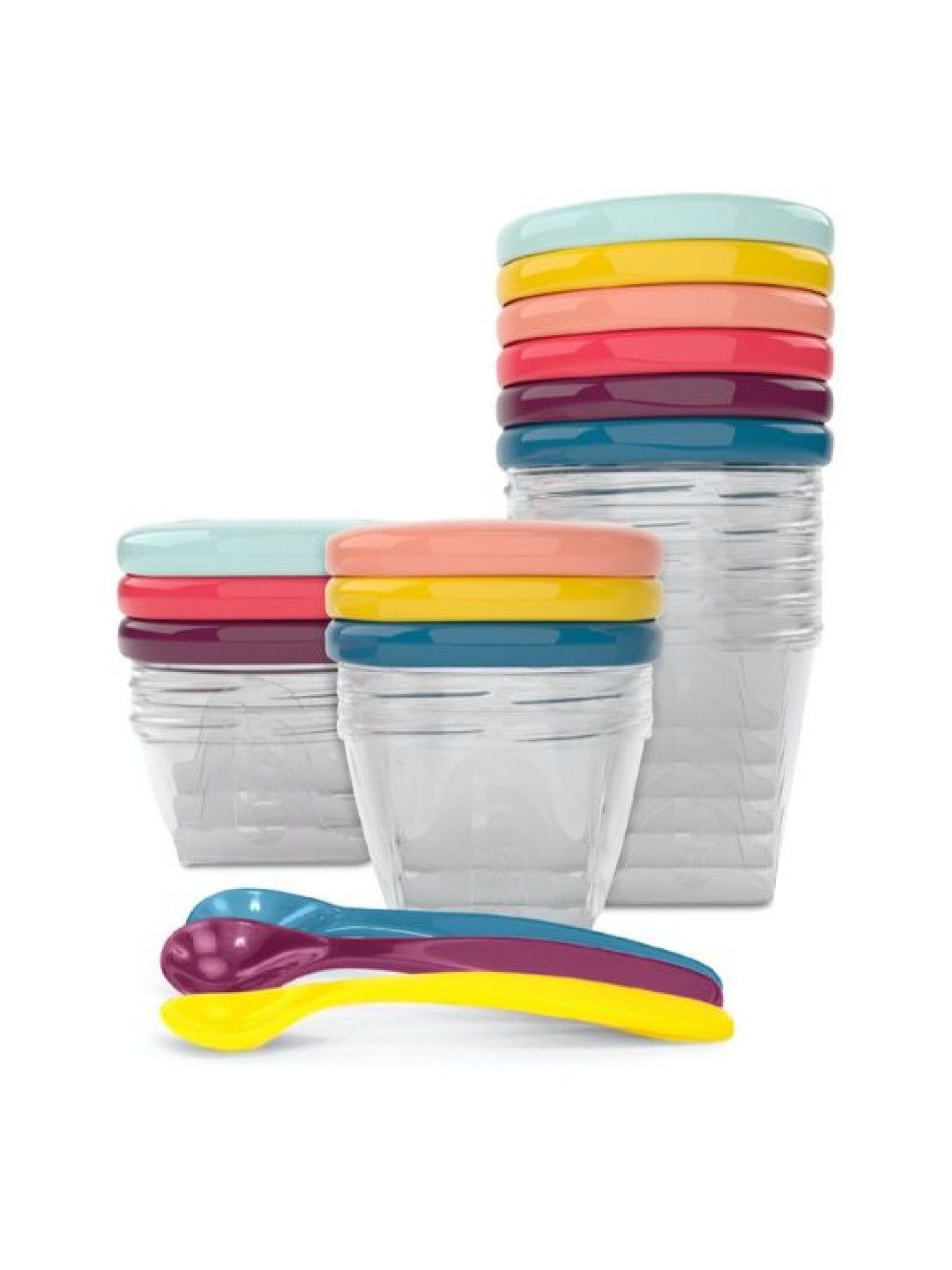 Babymoov Babybowls Multiset Airtight Food Storage Containers with Spoons