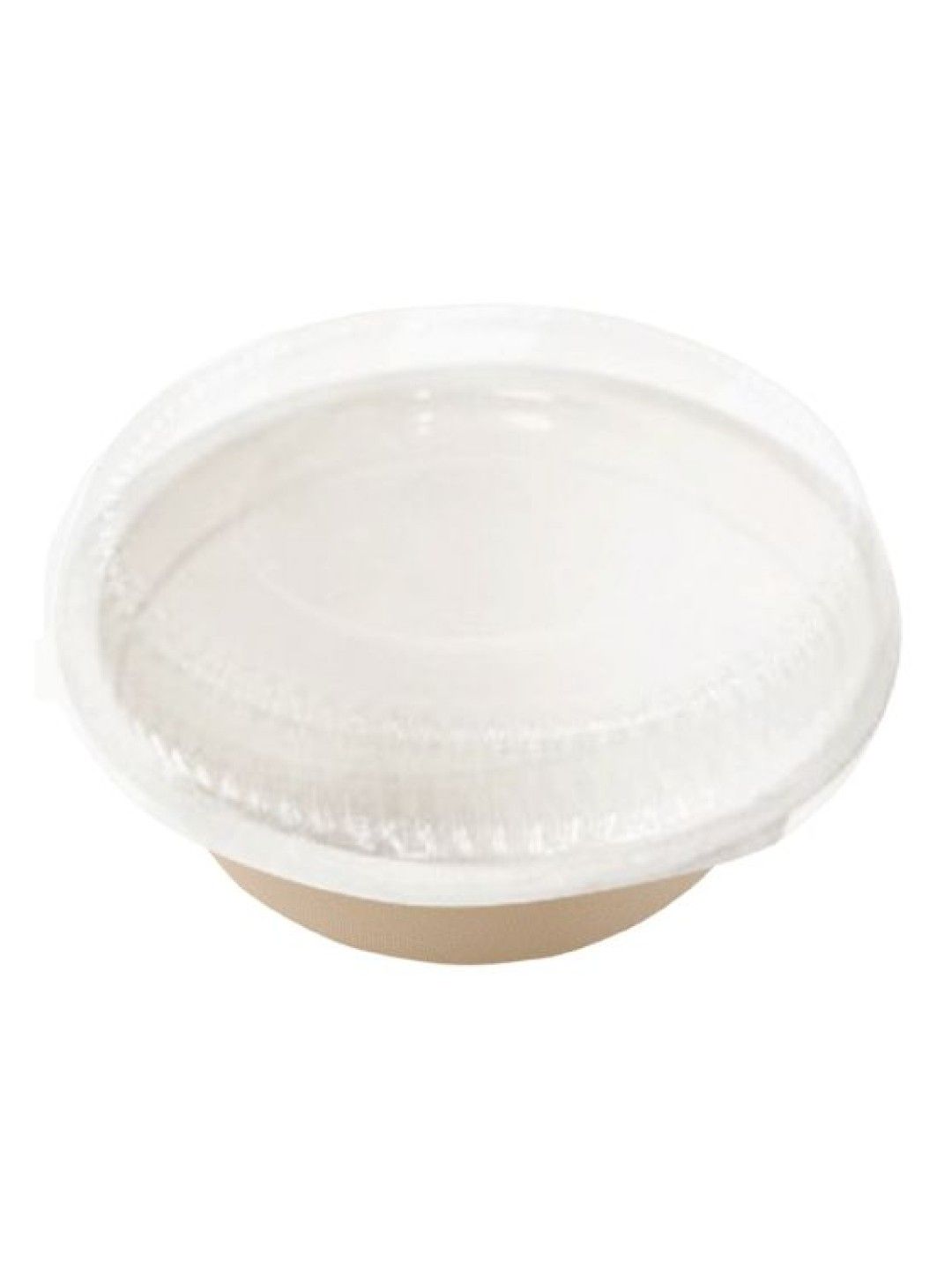 Econtainer Sugarcane Bagasse Classic Bowl Compostable and Eco-friendly (500ml) - Pack of 50 (with Lid- Image 1)