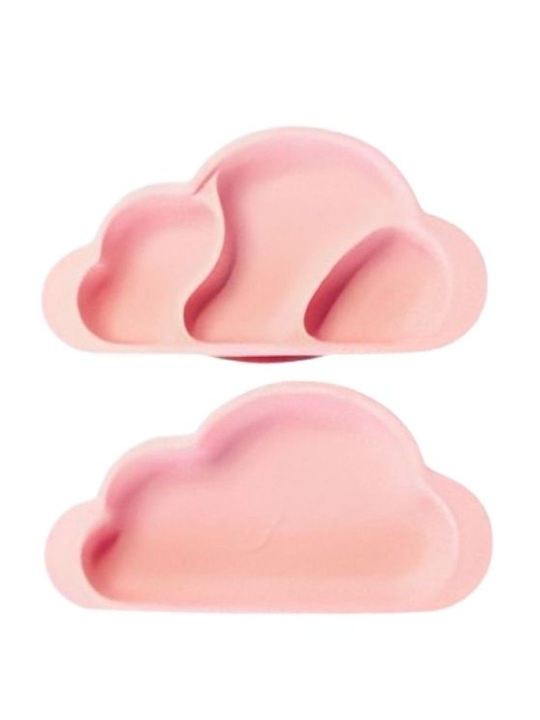 Mother's Corn Gerumi Suction Platter Set (2 in 1) (Pink- Image 1)