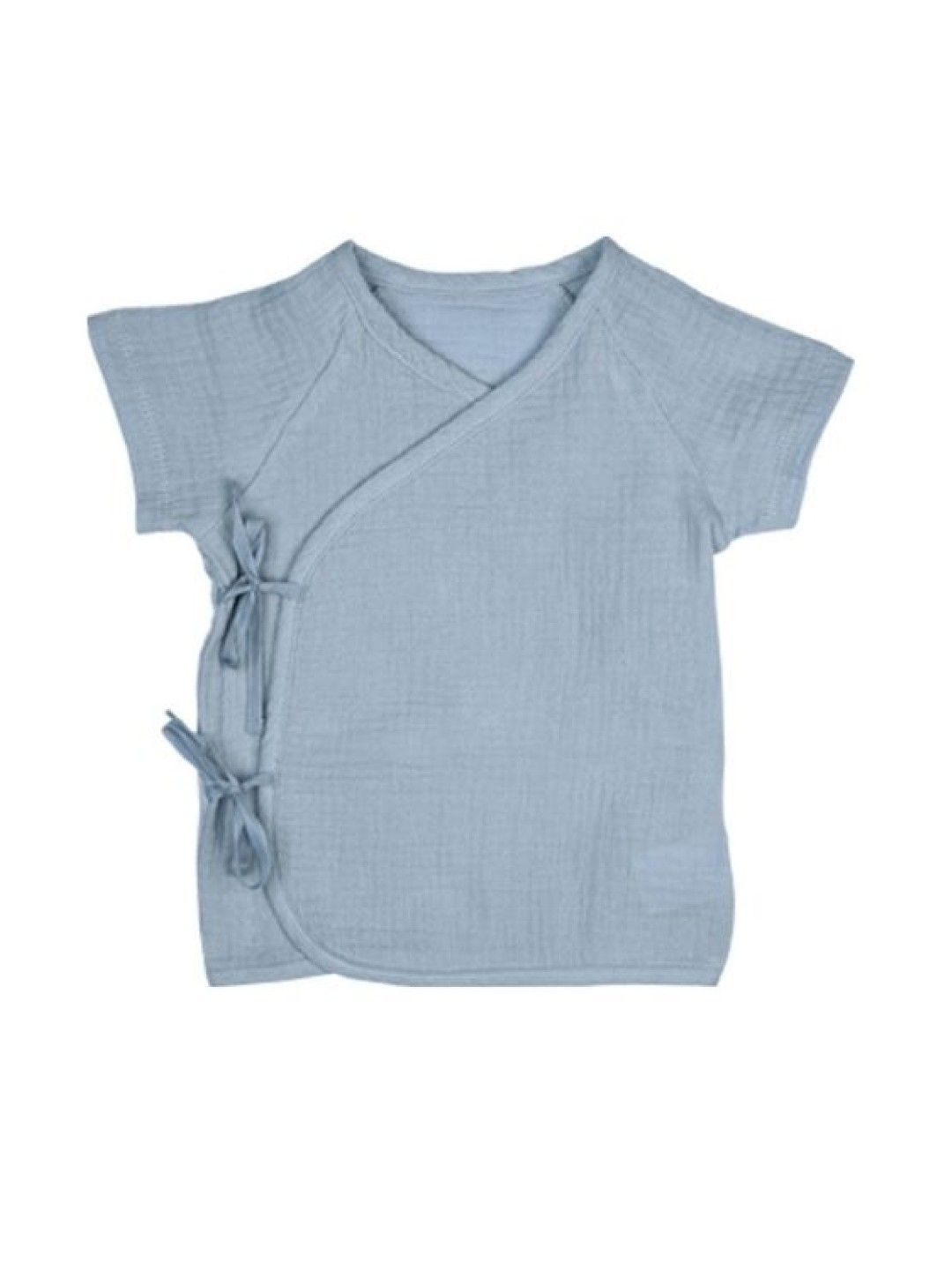 Meet My Feet Mallows Lamu - Short Sleeves Side-Tie For Infants (Blue- Image 1)