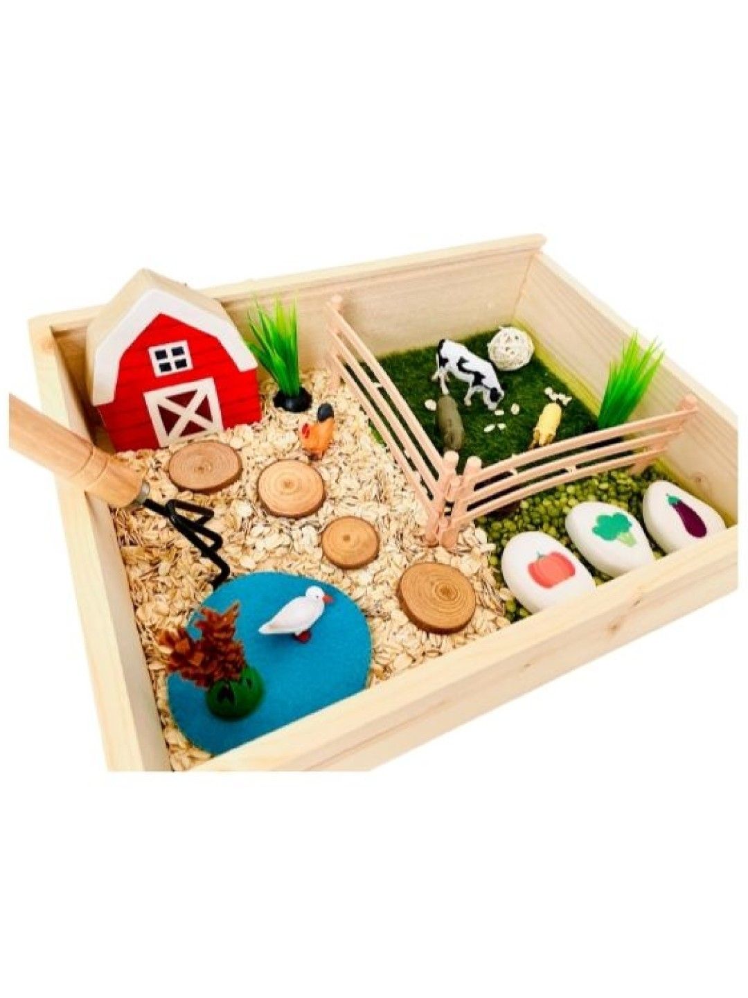 Learning Play Fun Farm Sensory Play Box (No Color- Image 1)