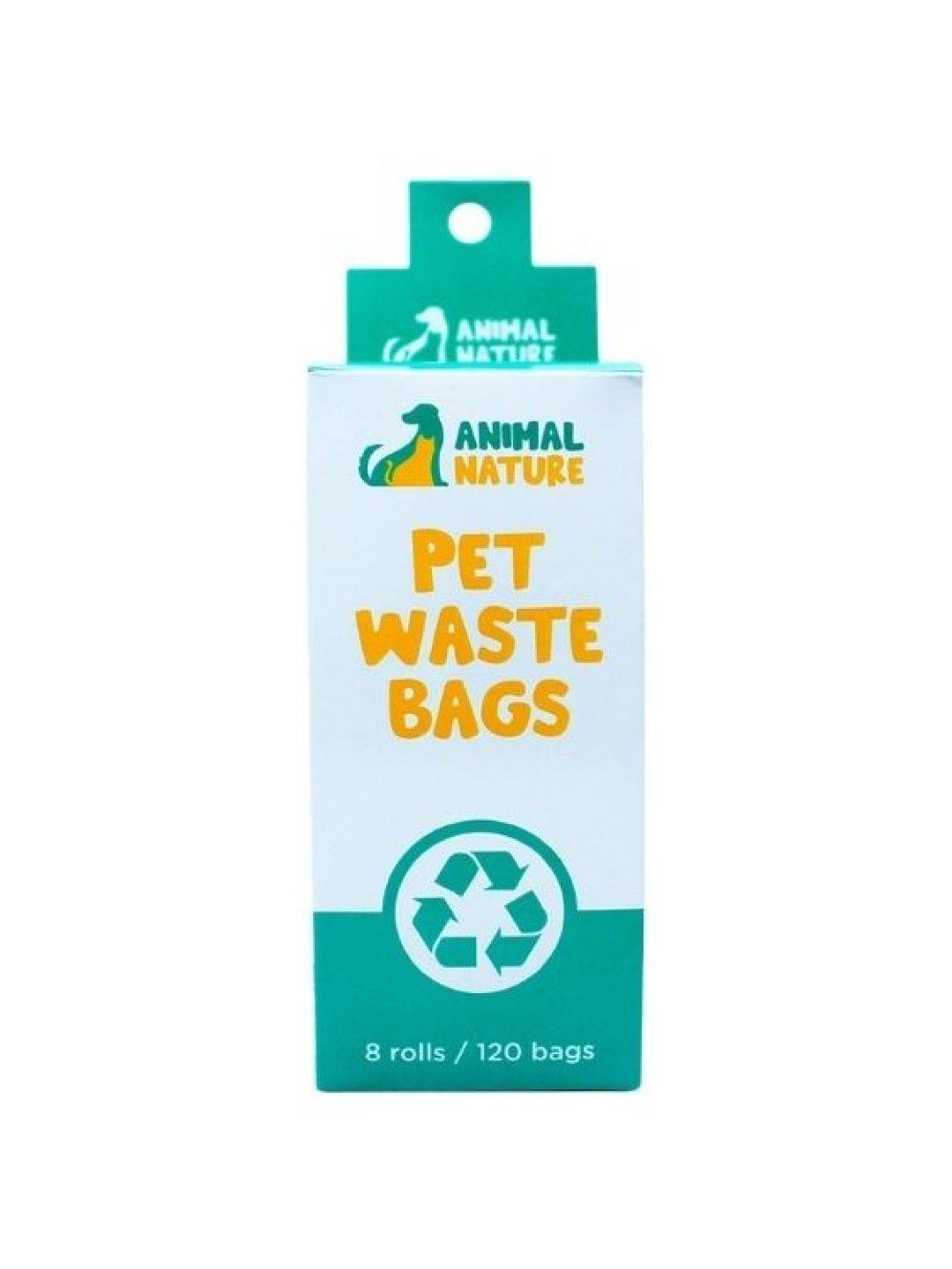 Animal Nature Disposable and Biodegradable Dog Poop Bags (8 Rolls - 120 Bags)