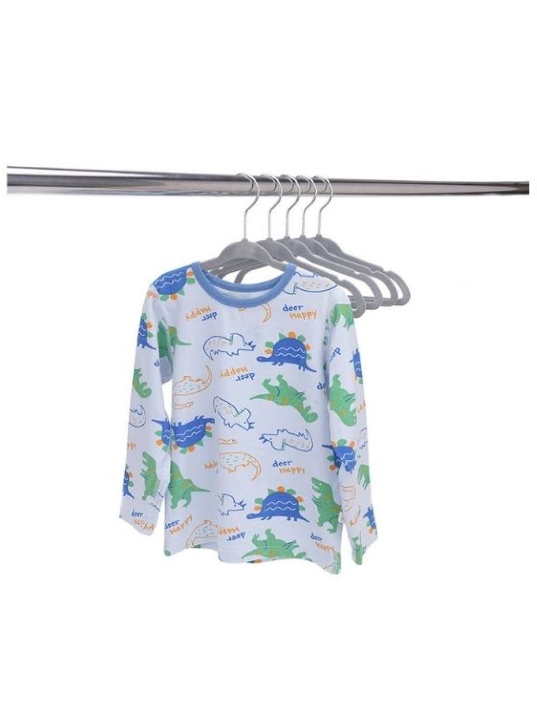 Sunbeams Lifestyle Nest Design Lab Velvet Hanger For Kids (Gray- Image 1)