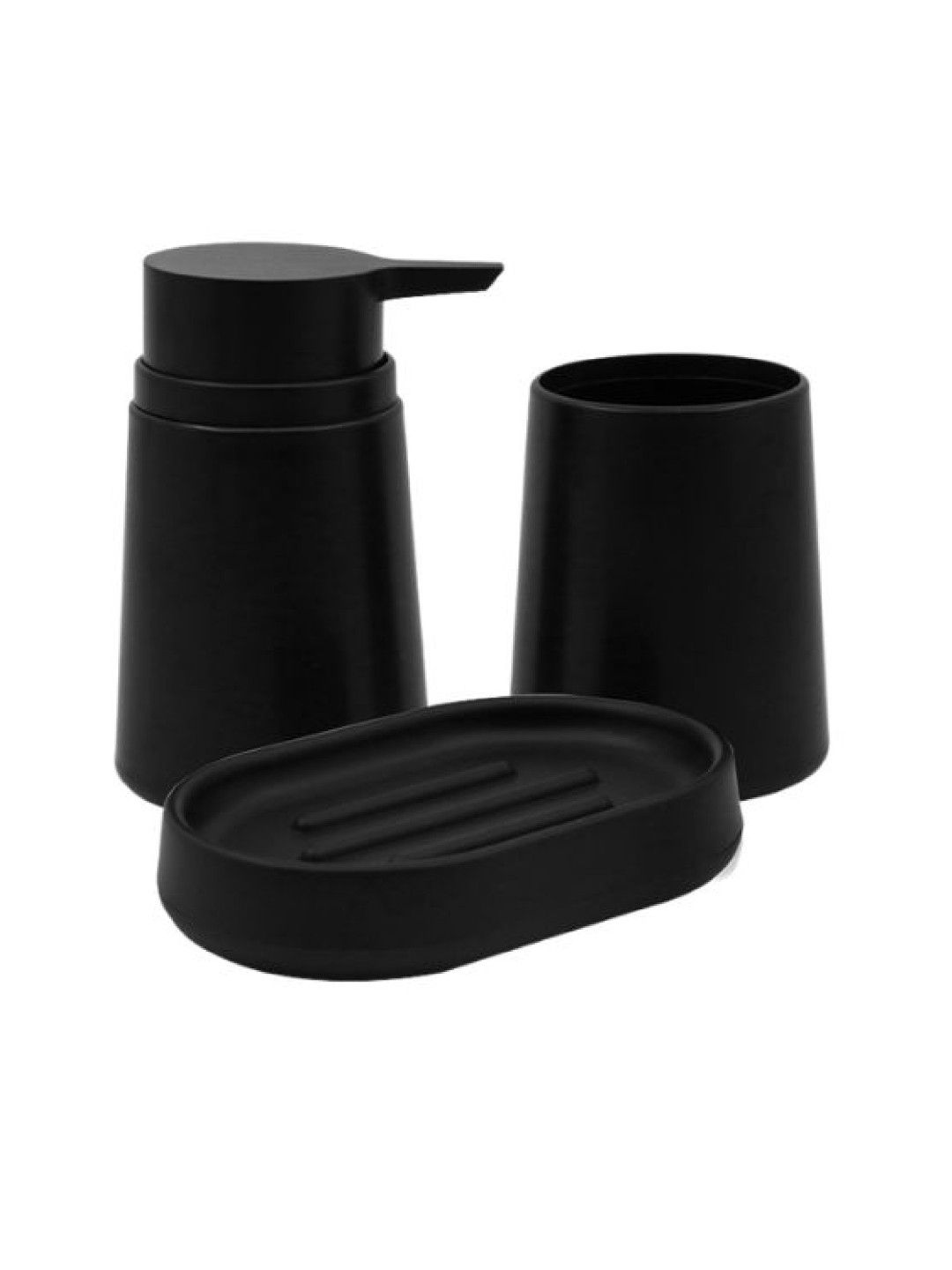 Sunbeams Lifestyle Primeo Bathroom Set (3-piece) (Black- Image 1)