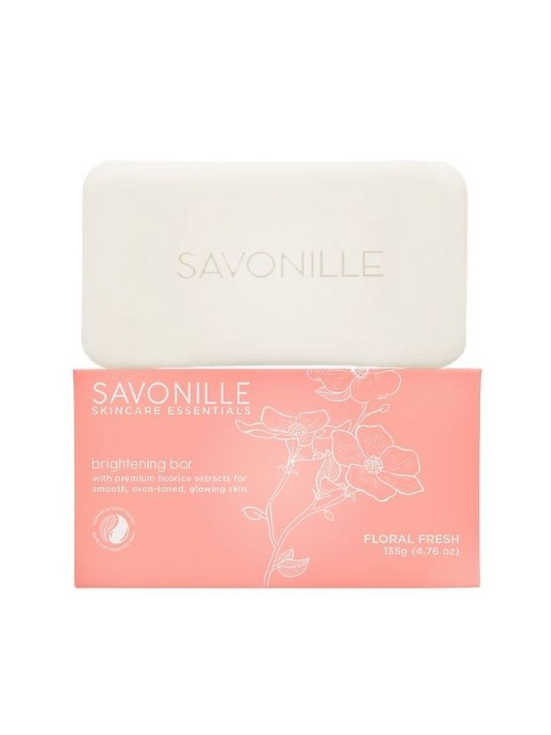 Savonille Skincare Essentials Floral Fresh Brightening Bar Soap (No Color- Image 1)