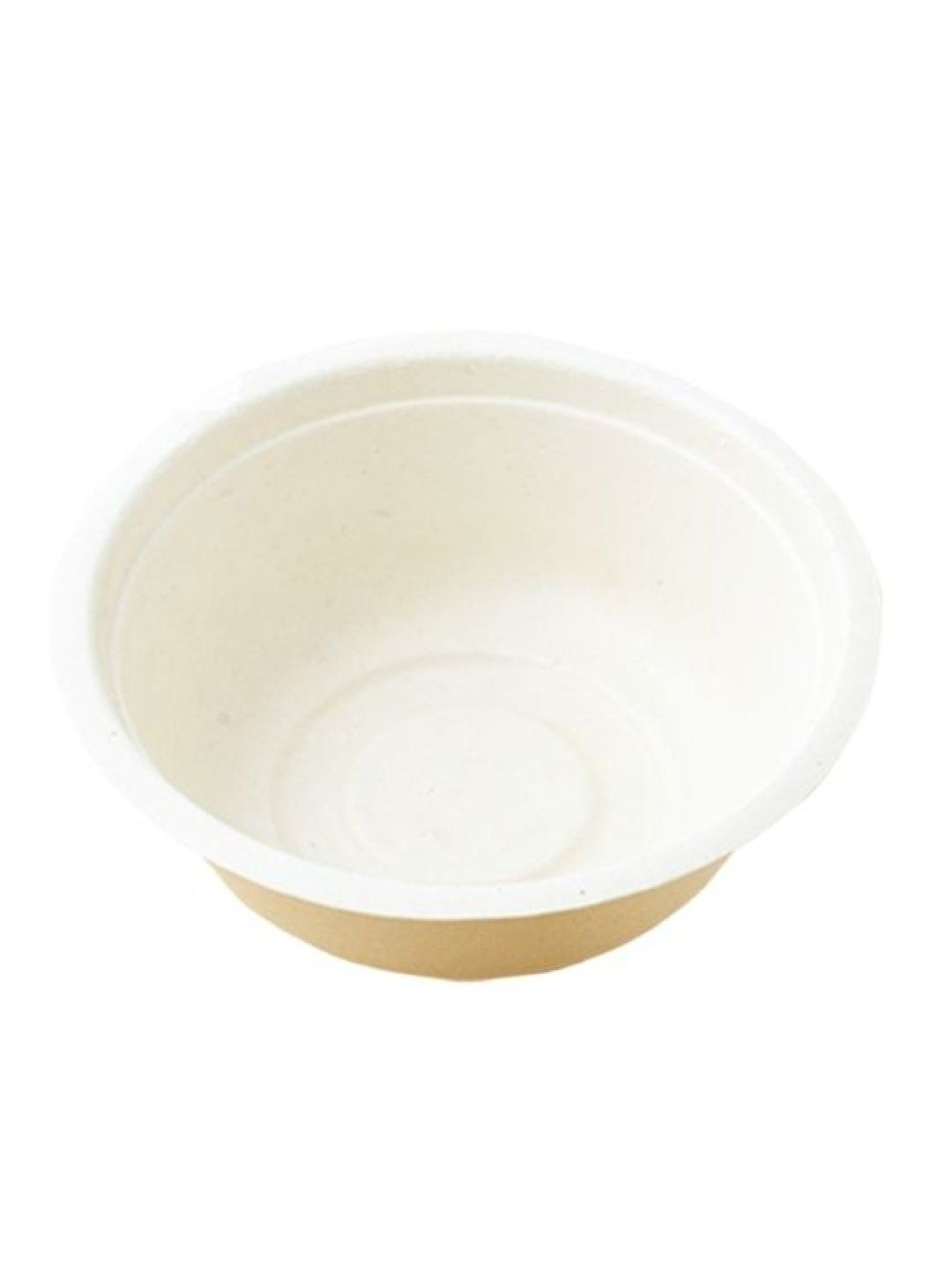 Econtainer Sugarcane Bagasse Classic Bowl Compostable and Eco-friendly (500ml) - Pack of 50 (without Lid- Image 1)