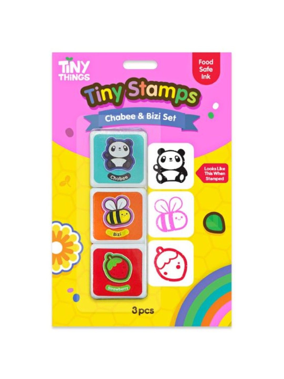 Tiny Buds Tiny Things Tiny Stamps -  Chabee & Bizi Set (3 pcs)