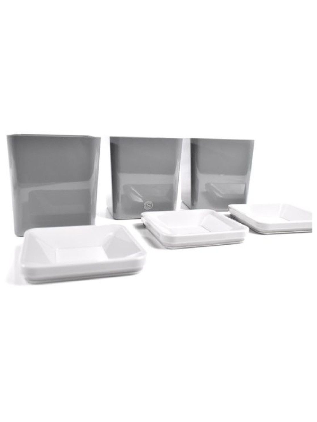 Sunbeams Lifestyle Slique Airtight Stackable Canister (Set Of 3) (No Color- Image 1)