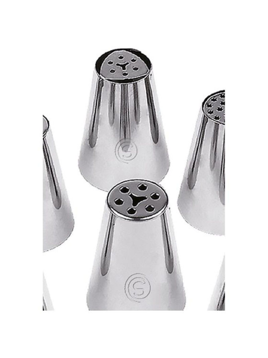 Sunbeams Lifestyle Slique Premium 18/0 Stainless Steel Cake Icing Set with Coupler (Set Of 7)