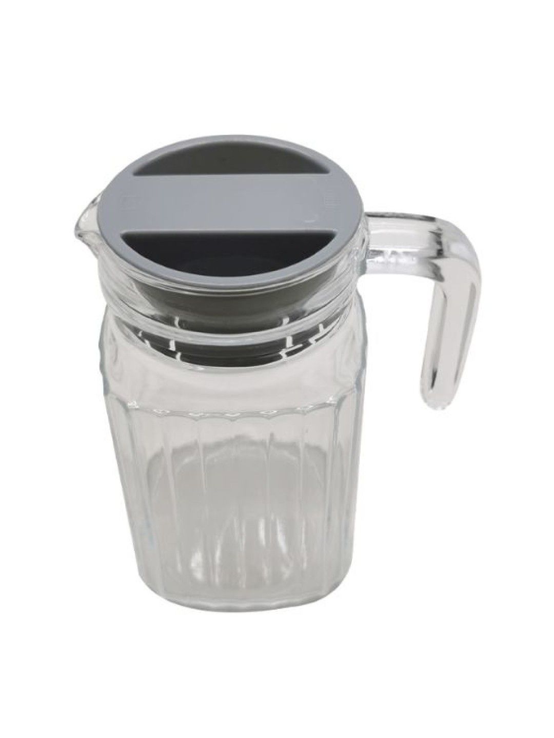 Sunbeams Lifestyle Slique Glass Pitcher with Grey Lid (Premium Line Collection) (No Color- Image 1)