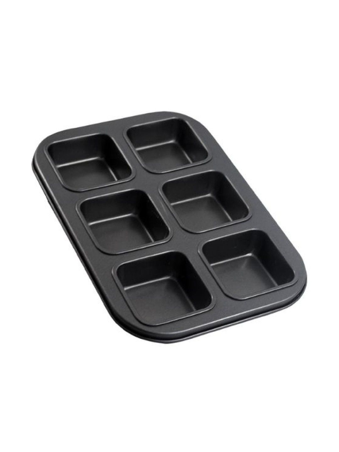Sunbeams Lifestyle Slique Premium 6-Cup Square Muffin Pan (No Color- Image 1)