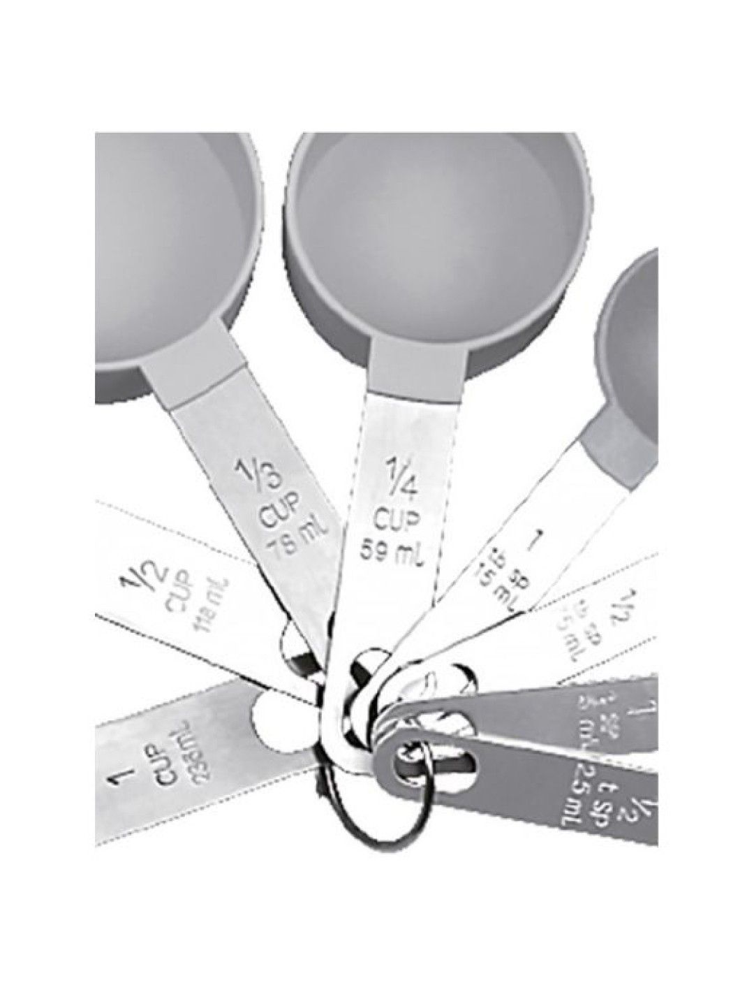 Sunbeams Lifestyle Slique Premium Stackable Measuring Cup & Spoon (Set of 8) (No Color- Image 2)