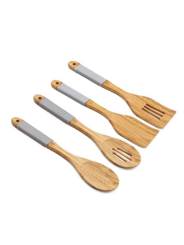 Sunbeams Lifestyle Slique Wooden Kitchen Tools (Set of 4) edamama