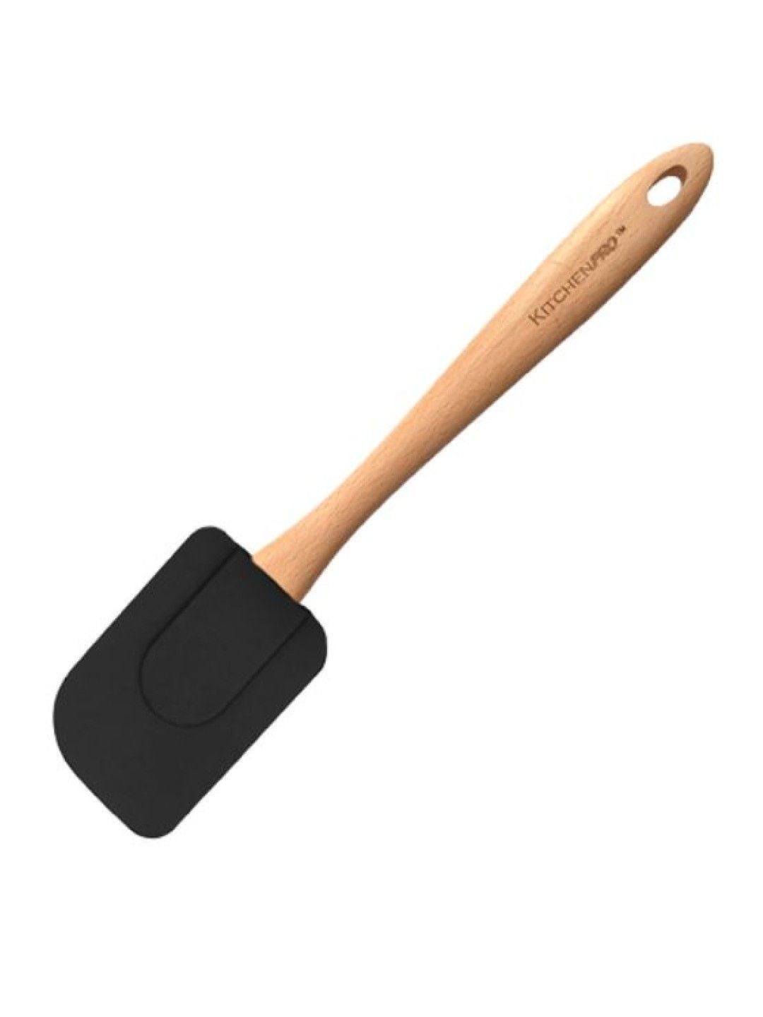 KitchenPro Beech Wood Full Silicone Spatula (12in)