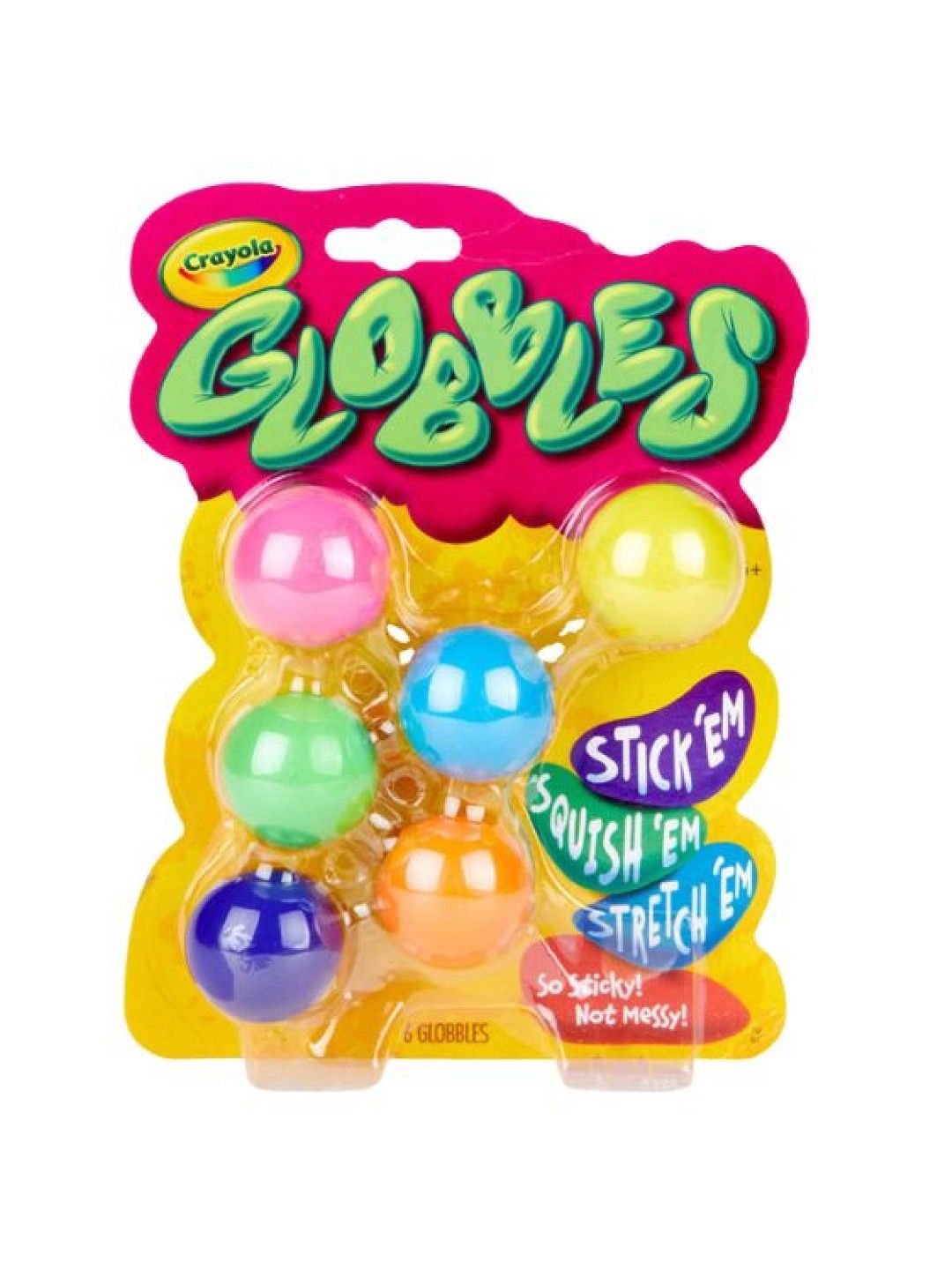 Crayola Globbles Squish Toys (6 pcs) (No Color- Image 1)