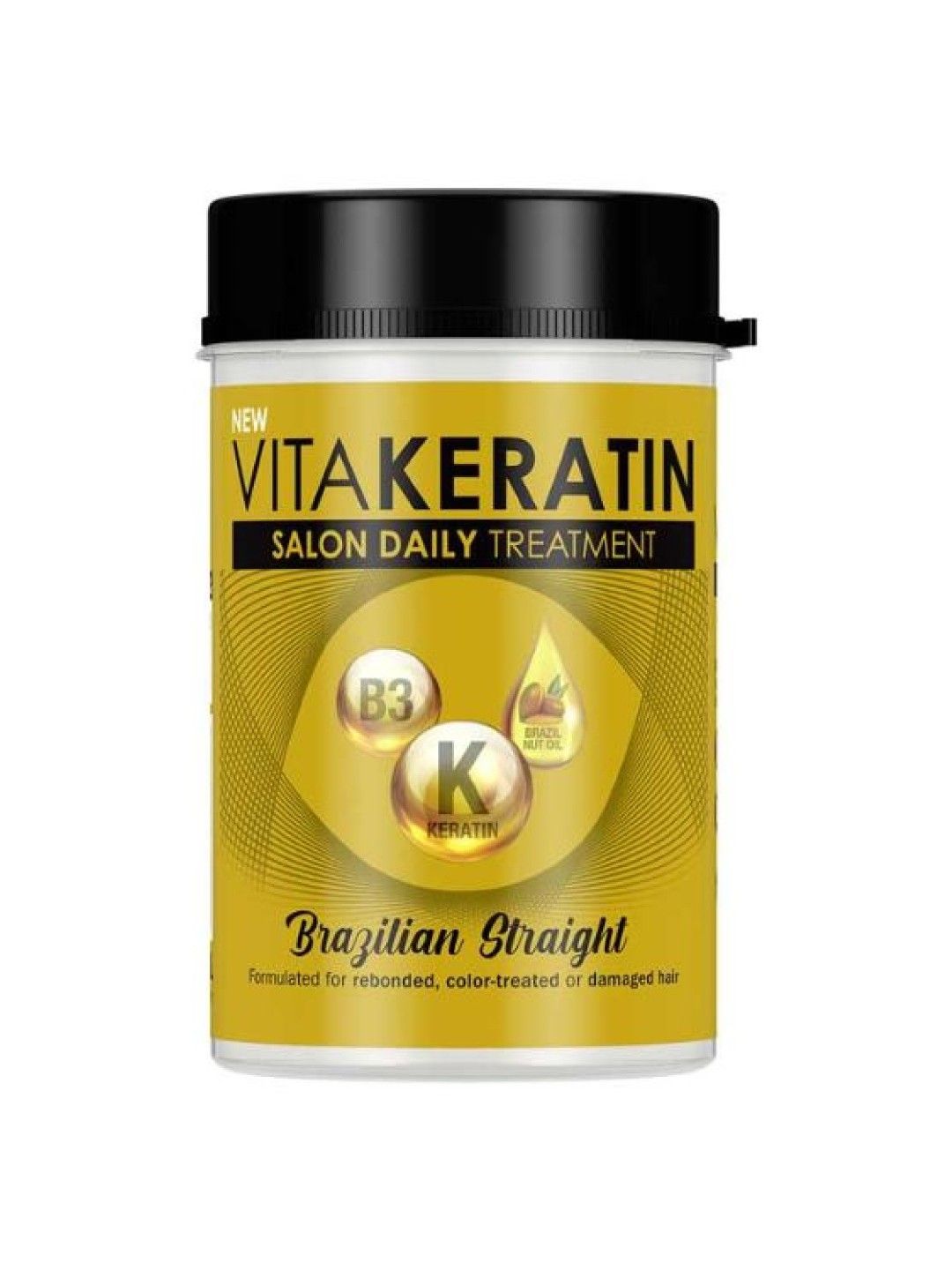 Vitakeratin Treatment Brazilian Straight (650ml) (No Color- Image 1)