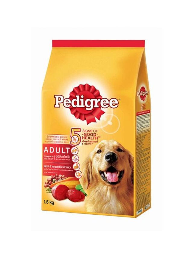 Pedigree Adult Dry Dog Food (Beef & Vegetable Flavor) (1.5kg)