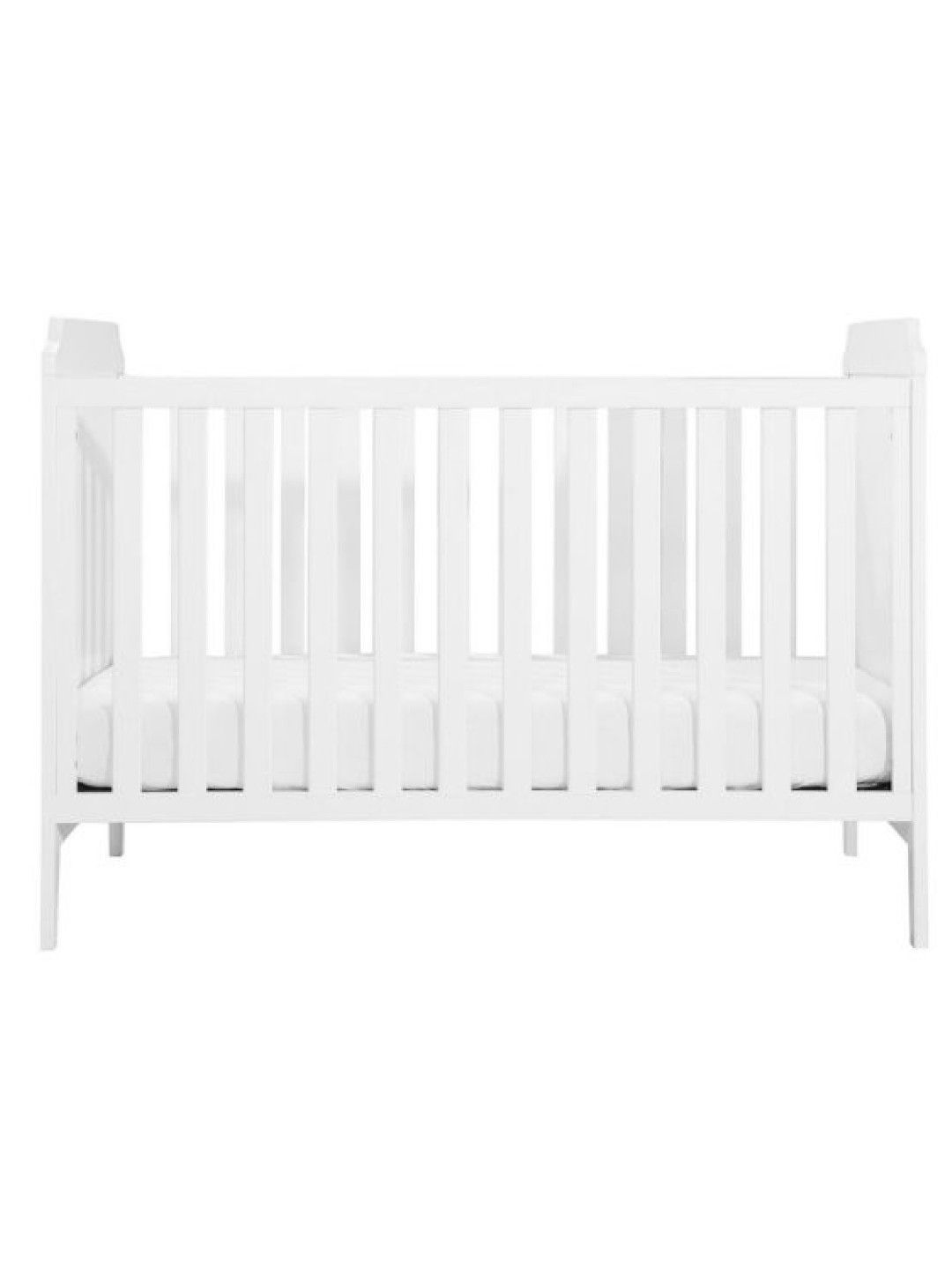 DaVinci Baby Poppy Regency 3-in-1 Convertible Crib + Mattress Bundle (White- Image 2)