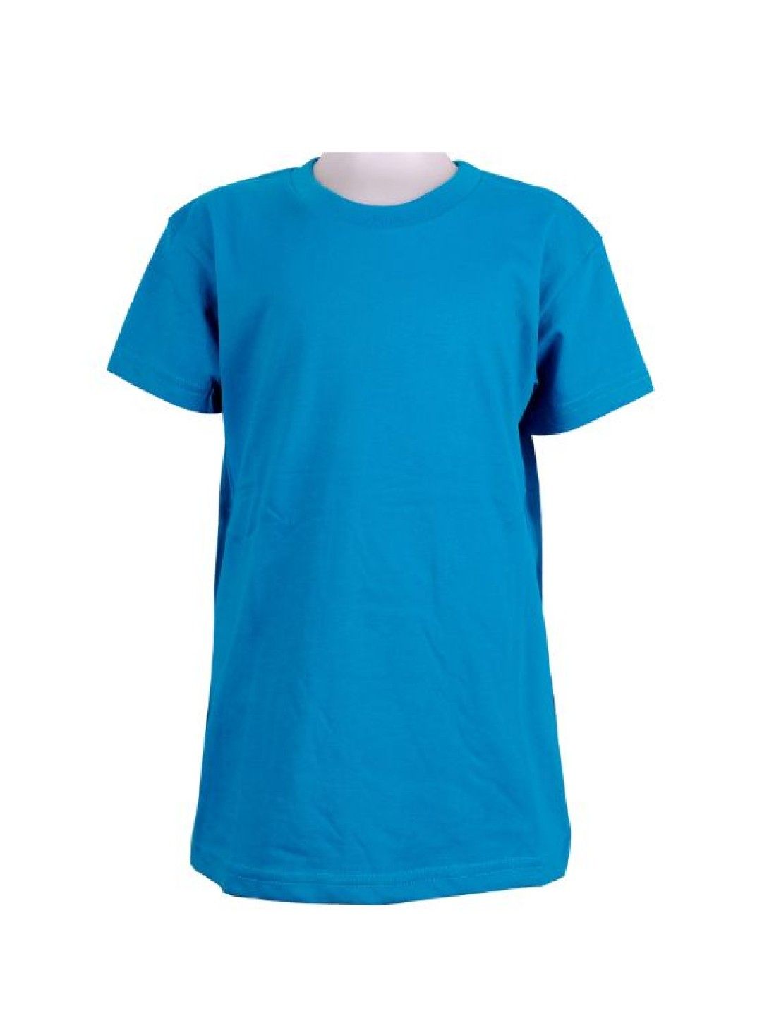 Organic Apparel Kids Round Neck T-Shirt (Aqua Blue- Image 1)