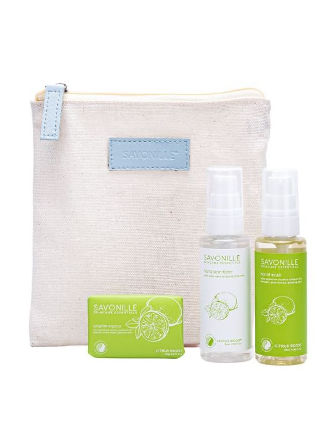 Savonille Skincare Essentials Citrus Boost Travel Trio