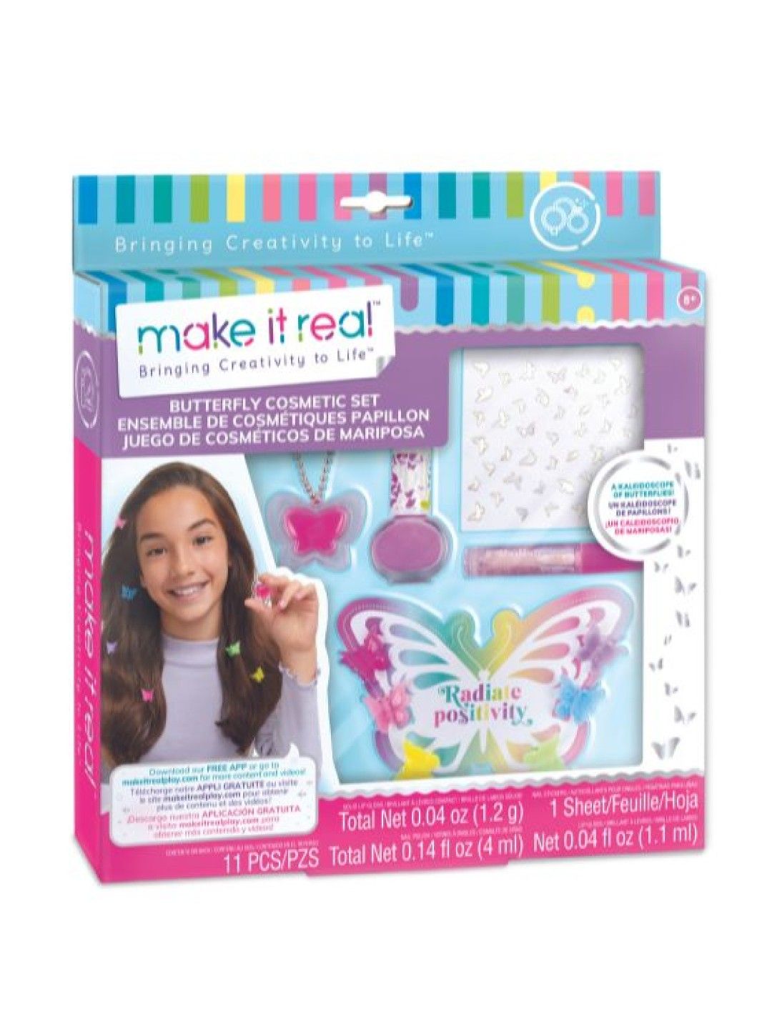 Make It Real Butterfly Dreams Cosmetic Set (No Color- Image 1)