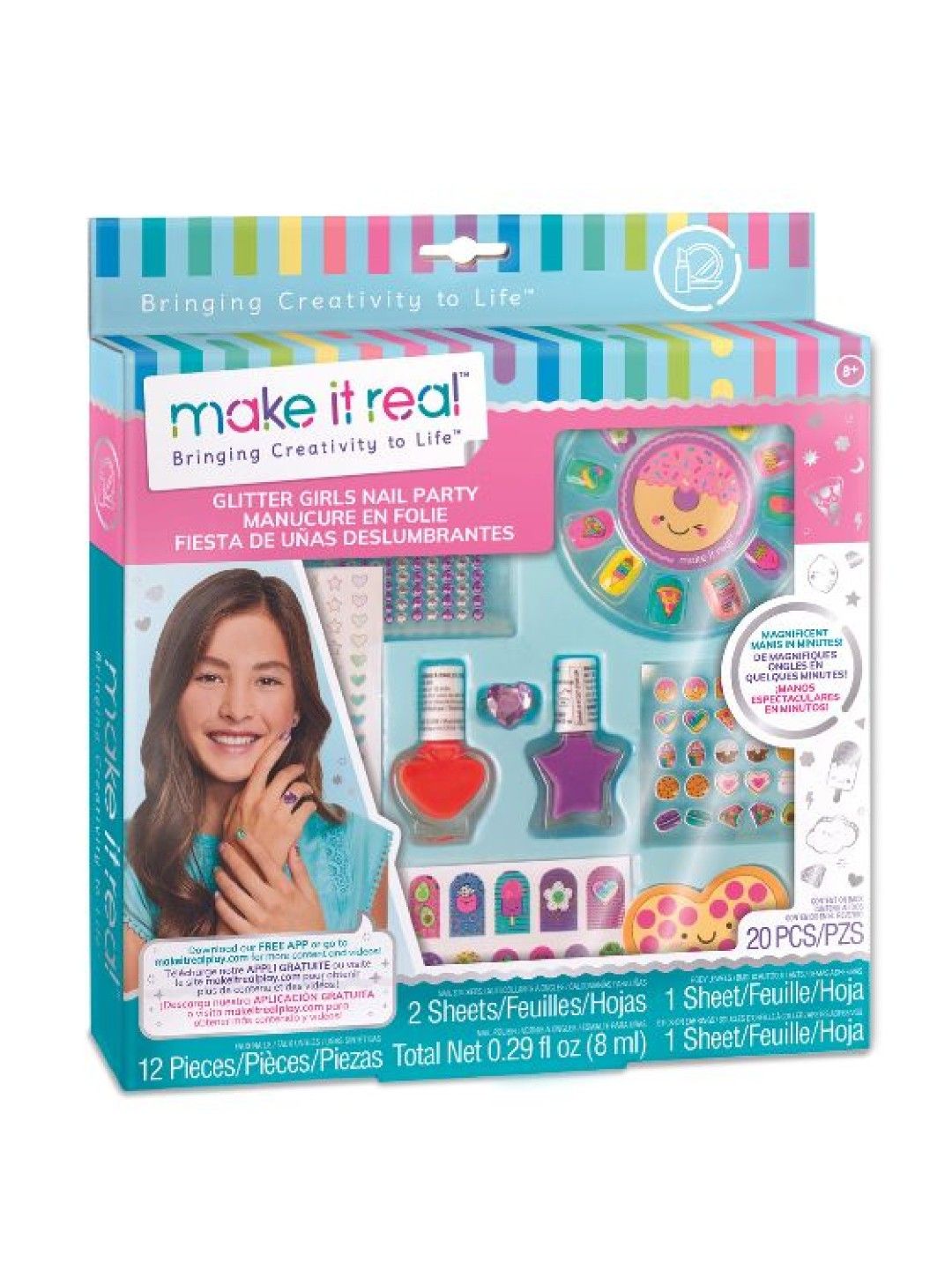Make It Real Glitter Girls Nail Party (No Color- Image 1)