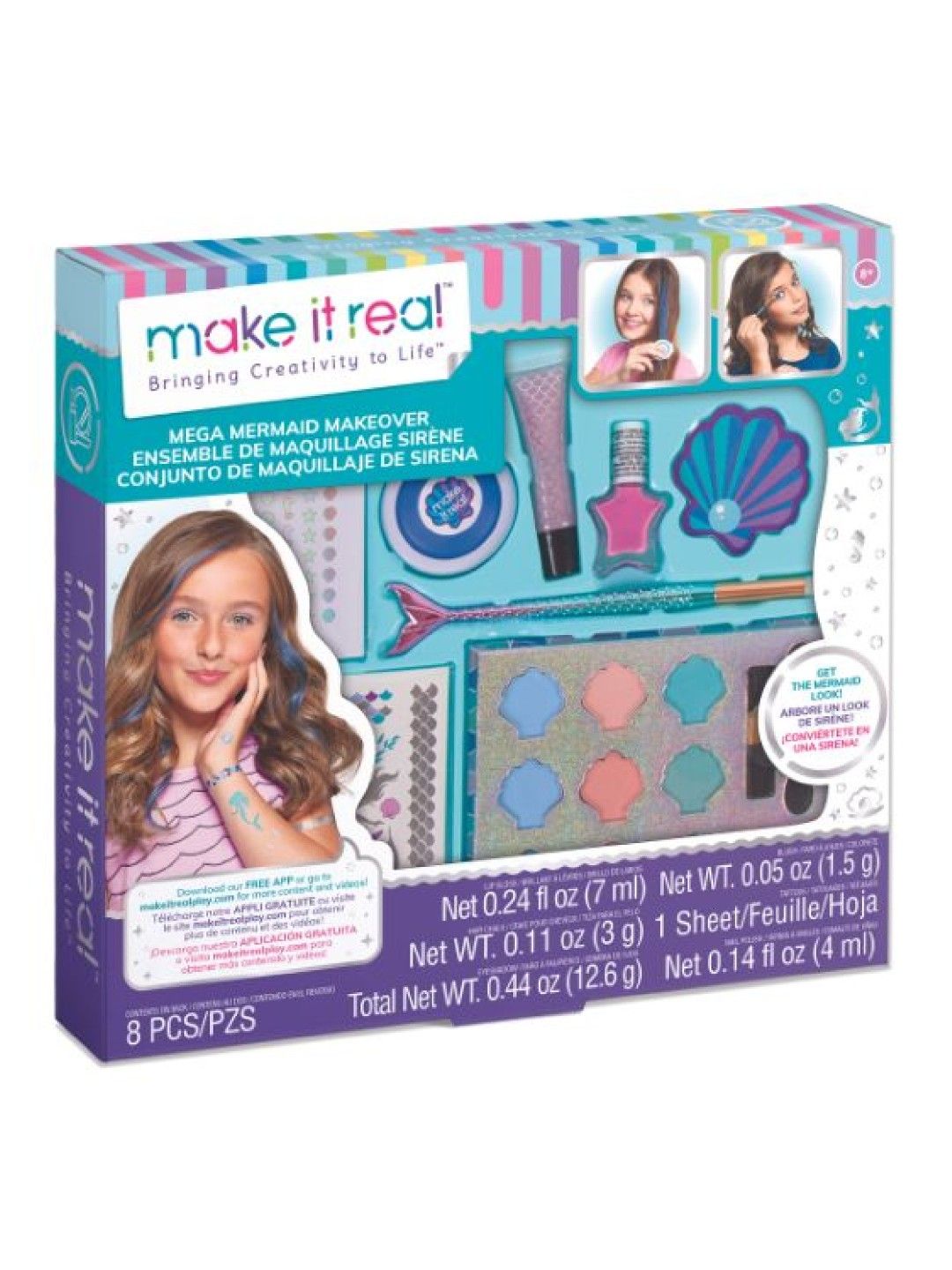 Make It Real Mega Mermaid MakeOver (No Color- Image 1)